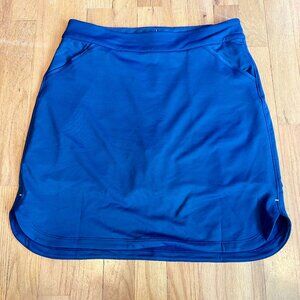 Peter Millar Alice Petal Hem Skort // Navy// Size Medium // NWT